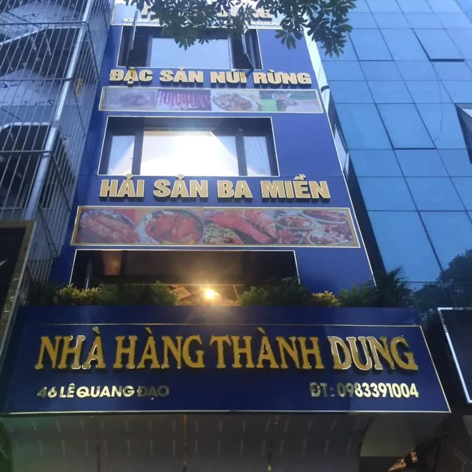 Biển hiệu Nhà Hàng Thành Dung tại 46 Lê Quang Đạo
